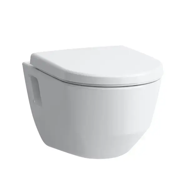 Laufen Pro - Falra szerelhető WC, 530x360 mm, perem nélküli, LCC-vel, fehér színű H8209644000001 Alacsony ár