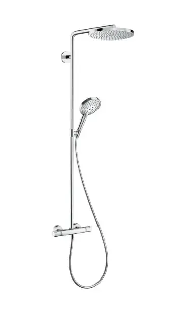 Szuper akció Hansgrohe Raindance Select S - Zuhanyszett Zuhanycső termosztáttal, 3 fúvókával, krómozott 27633000
