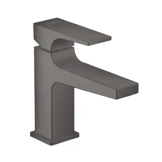 Hansgrohe Metropol - Kagylókeverő Push-Open kiöntővel, csiszolt fekete króm 32500340 Vedd meg online