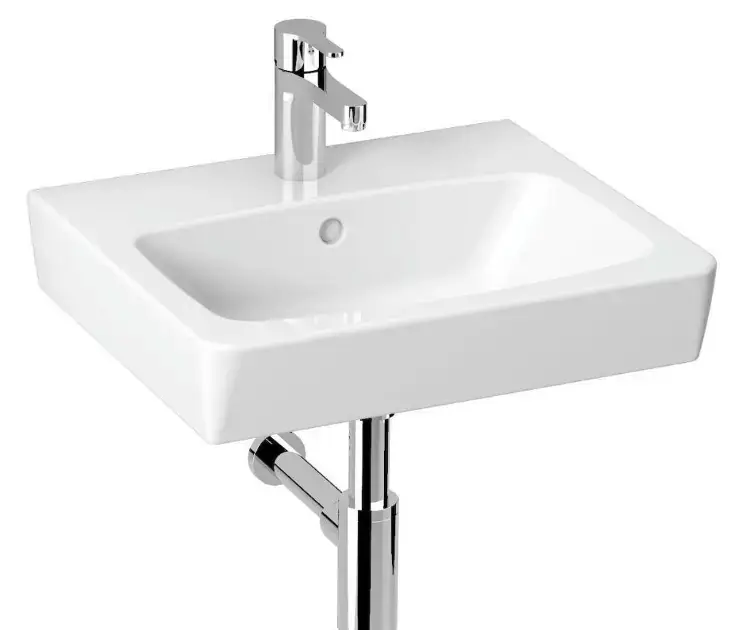 Jika Lyra plus - Mosdókagyló 500x430 mm, túlfolyóval, csapfurattal, fehér színű H8103800001041 Expressz kézbesítés