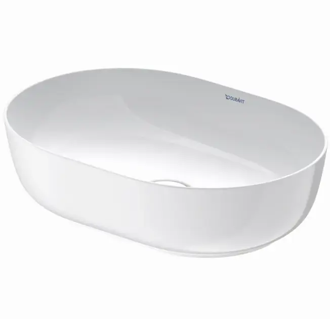 Olcsóbb Duravit Luv - Mosdókagyló pultra, 500x350 mm, túlfolyó nélkül, fehér színű 0379500000