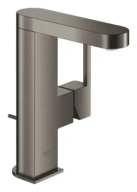 Grohe Plus - Mosdócsaptelep M, leeresztővel, csiszolt Hard Graphite 23871AL3 Biztonságos fizetés