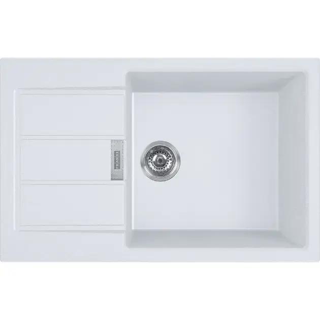 Végkiárusítás Franke Sirius 2.0 - Tectonite mosogató S2D 611-78 XL 780x500 mm, fehér 143.0617.615