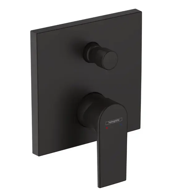 Hansgrohe Vernis Shape - Fürdőszobai mixer rejtett beépítéshez, matt fekete színben 71468670 Vedd meg most