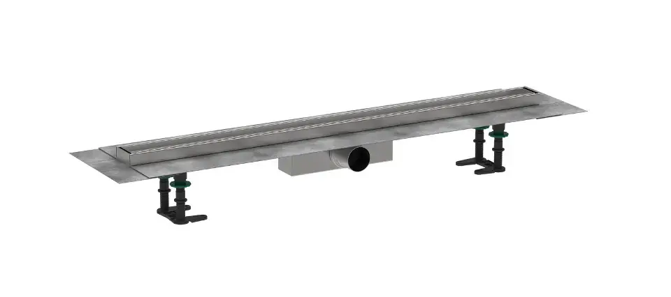 Szuper ajánlat Hansgrohe RainDrain Compact - Zuhanyzó vályú 90 cm csempe behelyezéshez, ráccsal 56181000