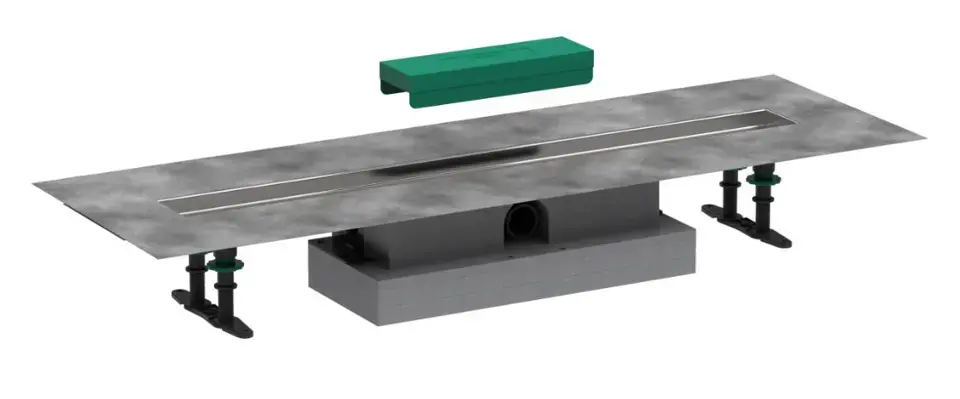 Kihagyhatatlan ajánlat Hansgrohe uBox universal - Készlet 800 mm-es lineáris zuhanytálca lapos beépítéséhez, rozsdamentes acélból 56018180