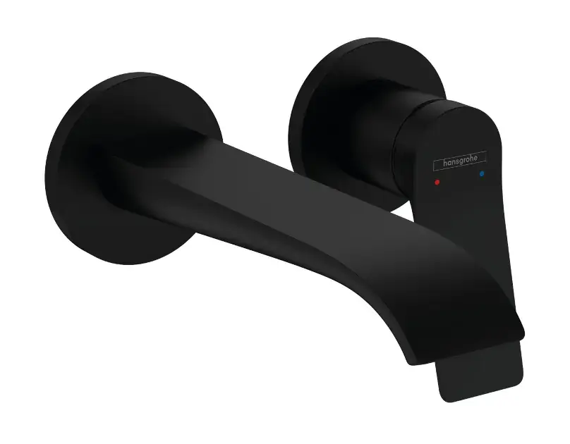 Hansgrohe Vivenis - Mosdókagyló-keverő rejtett beépítéshez, 2 lyukú beépítéshez, EcoSmart, matt fekete 75050670 Biztonságos fizetés