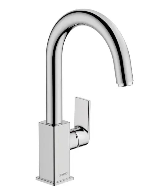 Azonnali szállítás Hansgrohe Vernis Shape - Mosdókagyló keverő kifolyóval és forgó kifolyóval, EcoSmart, króm 71564000
