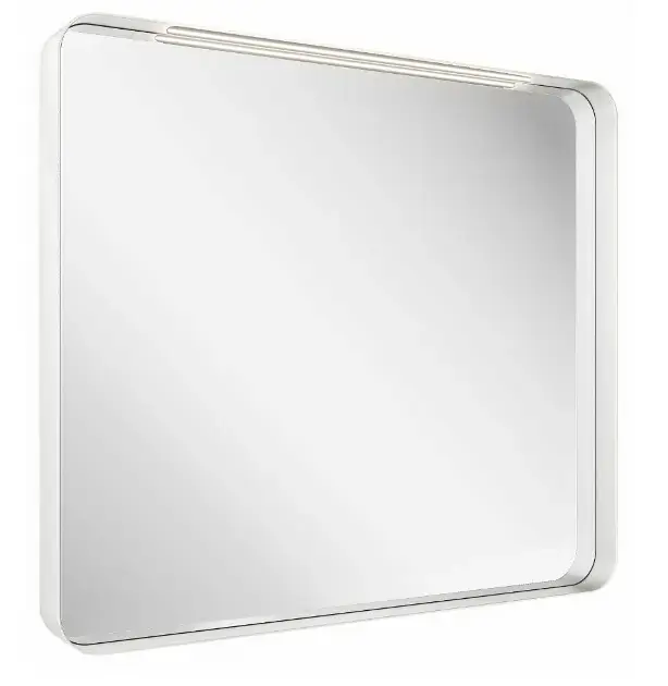 Kedvezmény Ravak Strip - Tükör LED világítással, 806x706 mm, fehér színben X000001567