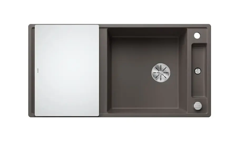 Blanco Axia III XL 6 - Silgranit mosogató, 1000x510 mm, lefolyószabályzóval és tartozékokkal, InFino, szürke 527234 Biztonságos fizetés