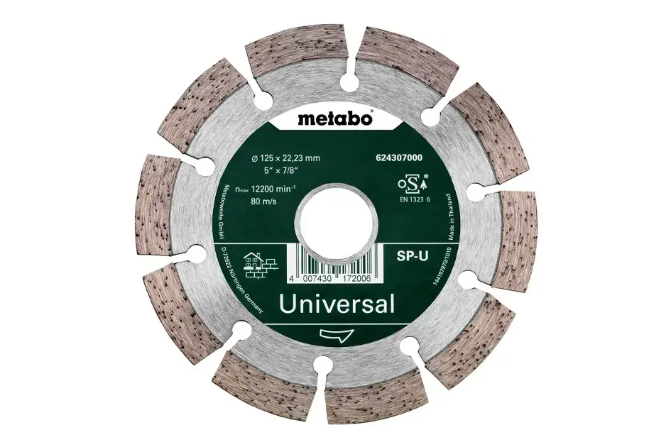 Metabo - Gyémánt vágókorong általános építőanyagokhoz 125 x 22,23 mm 624307000 Legkelendőbb