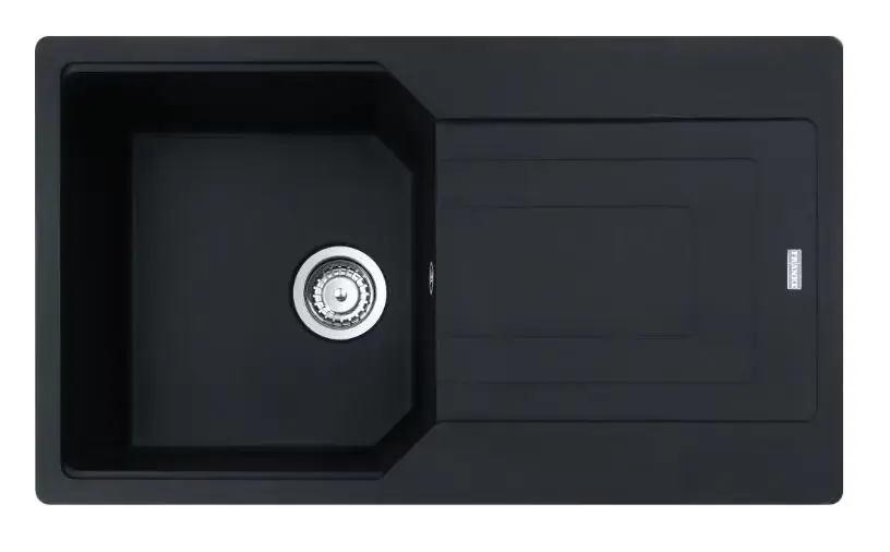 Árcsökkenés Franke Urban - Illatos mosogató UBG 611-86, 860x500 mm, matt fekete 114.0700.111