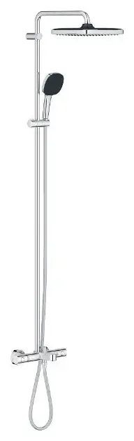 Rendeld meg most Grohe Vitalio Comfort - Zuhanyszett kádtermosztáttal, 25x25 cm, 2 fúvóka, króm 26984001