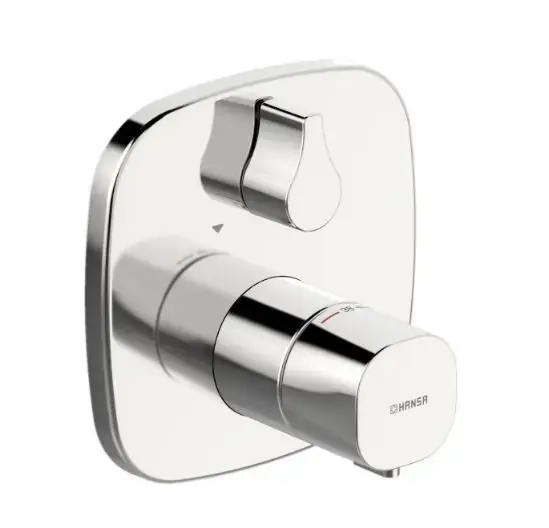Vedd meg online Hansa Living - Termosztatikus, rejtett keverő 2 készülékhez, krómozott 81149572