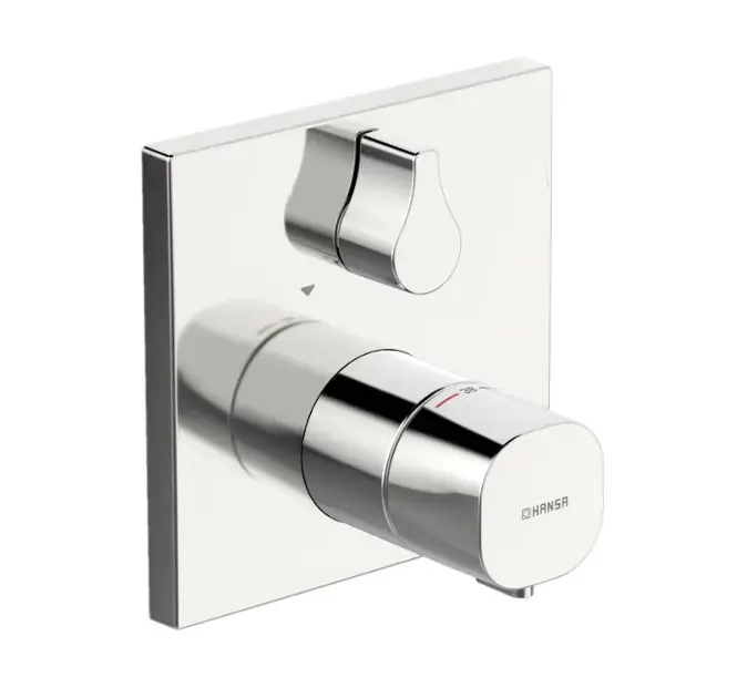 Legjobb ár Hansa Living - Termosztatikus, rejtett keverő 2 készülékhez, kapcsolóval, krómozott 81143562
