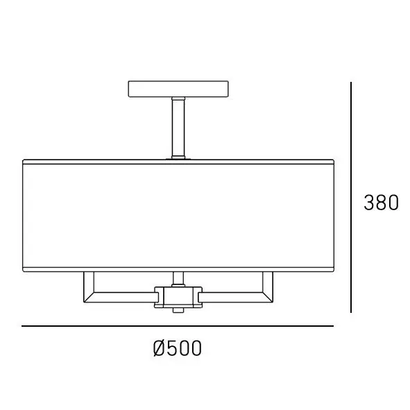 Plafonlámpa LILLE C05920BR-WH 5x40W/E14 IP20 a Cosmolight-tól Akciós ár