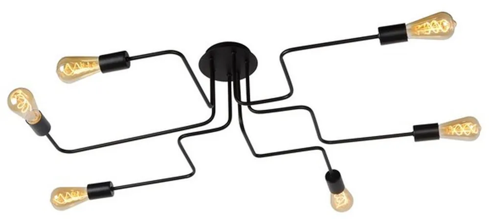 Plafonlámpa LESTER 21112/06/30 6x40w/e27 ip20 a Lucide-tól Outlet