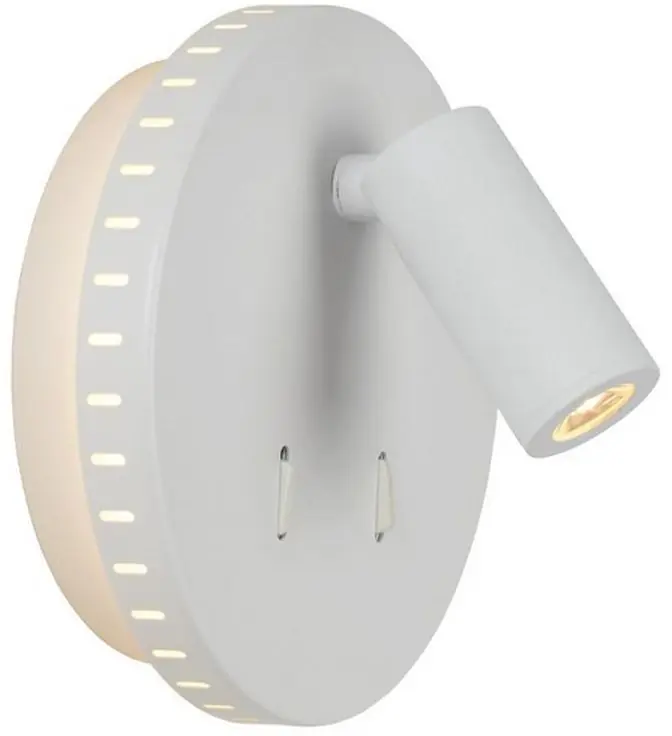 Nézd meg most Fali lámpa BENTJER 79201/09/31 3000K 2x9w/led 350lm+200lm ip20 a Lucide-tól
